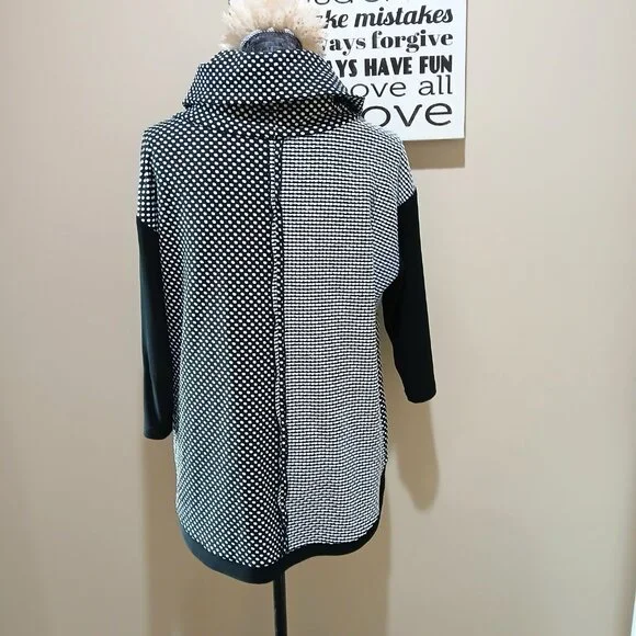 Joseph Ribkoff Top - Cowl Neck / High-Low - Picture 2 of 5